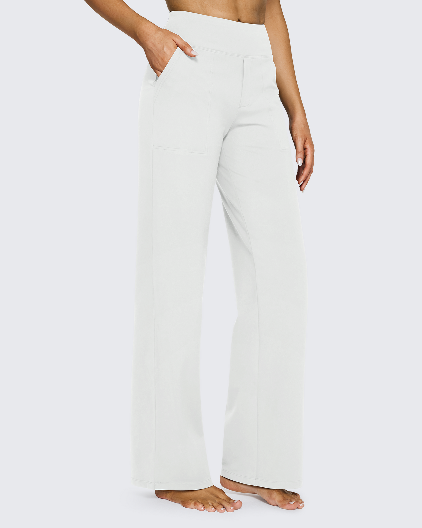 Loose High-Waist Business Casual Pants