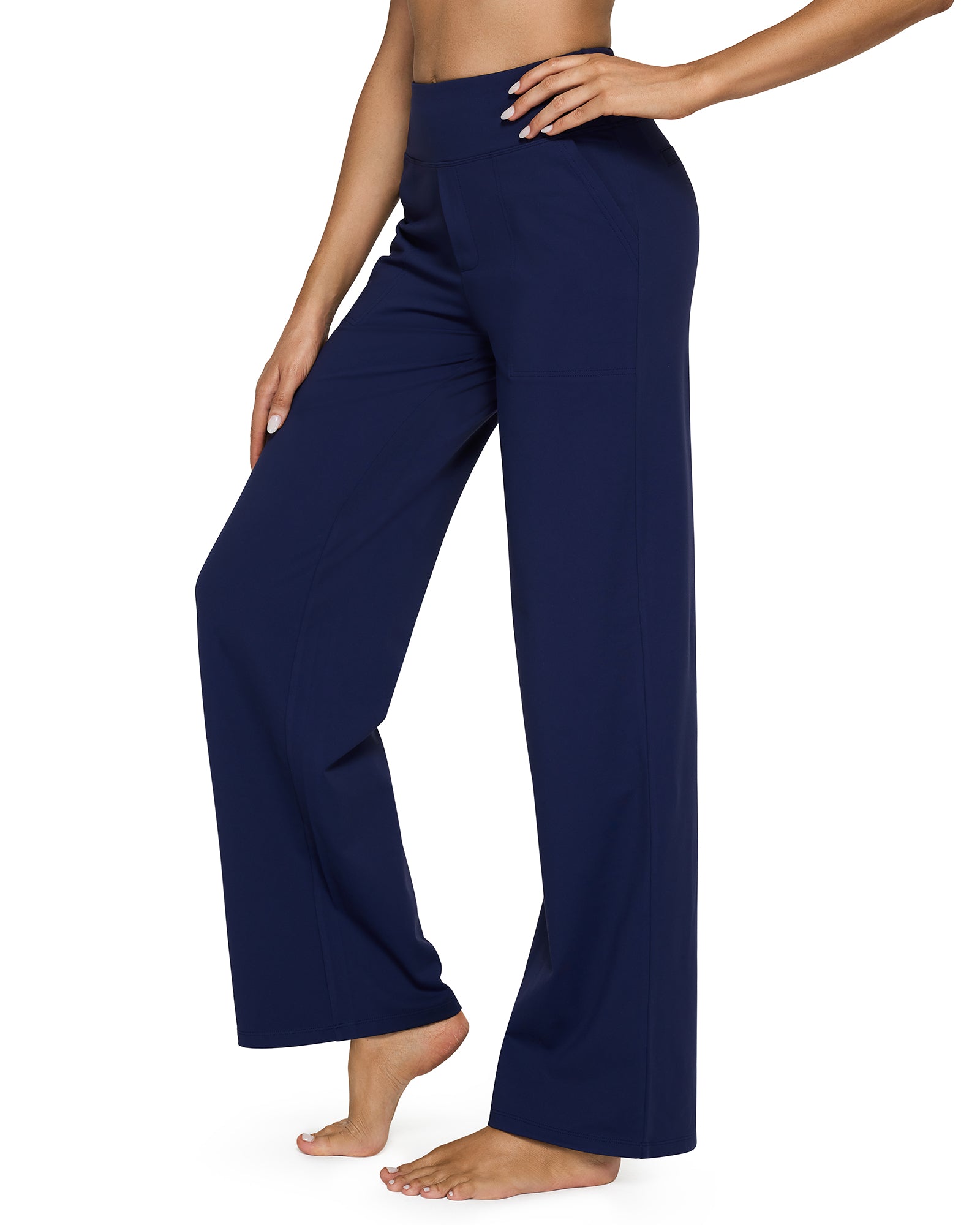 Loose High-Waist Business Casual Pants