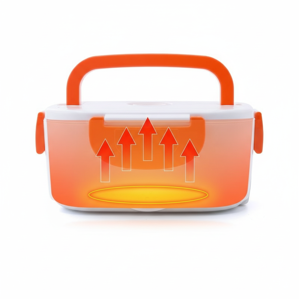 2025 New Electric Heating Lunch Box Portable Travel Car Bento Food Container  220V Fast Heating EU Plug Work Home Use